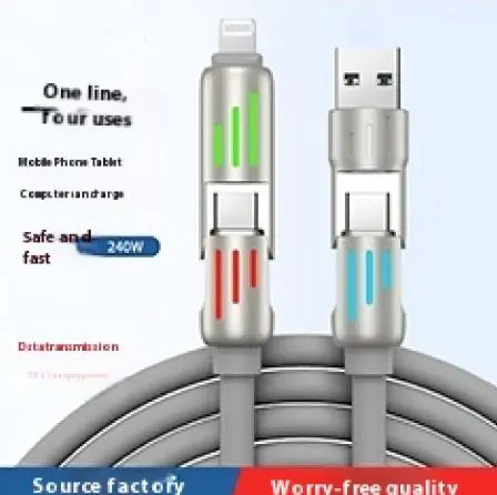 240W Dual-Port Speed Charging Cable