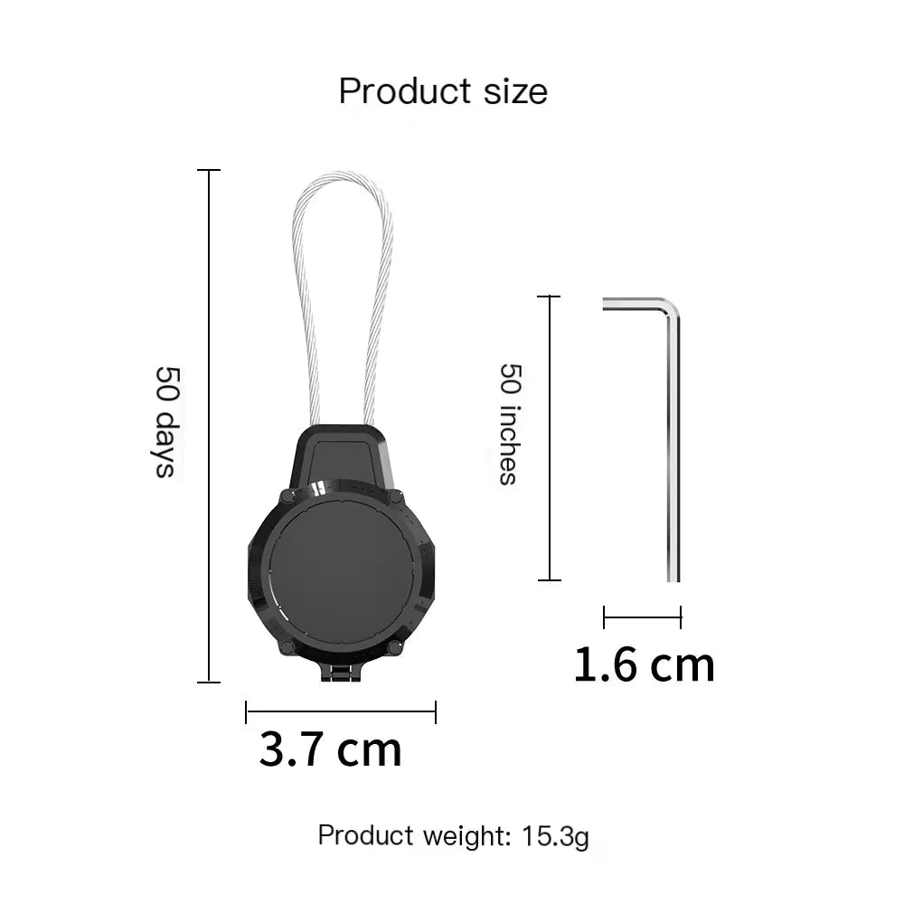 SecureFit AirTag Case with Lock