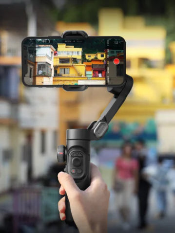 Tri-Axis Smartphone Gimbal with Fill Light