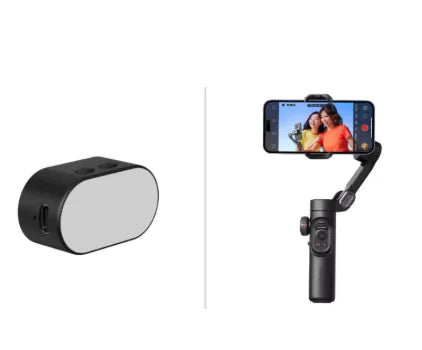 Tri-Axis Smartphone Gimbal with Fill Light