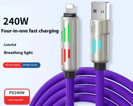 240W Dual-Port Speed Charging Cable