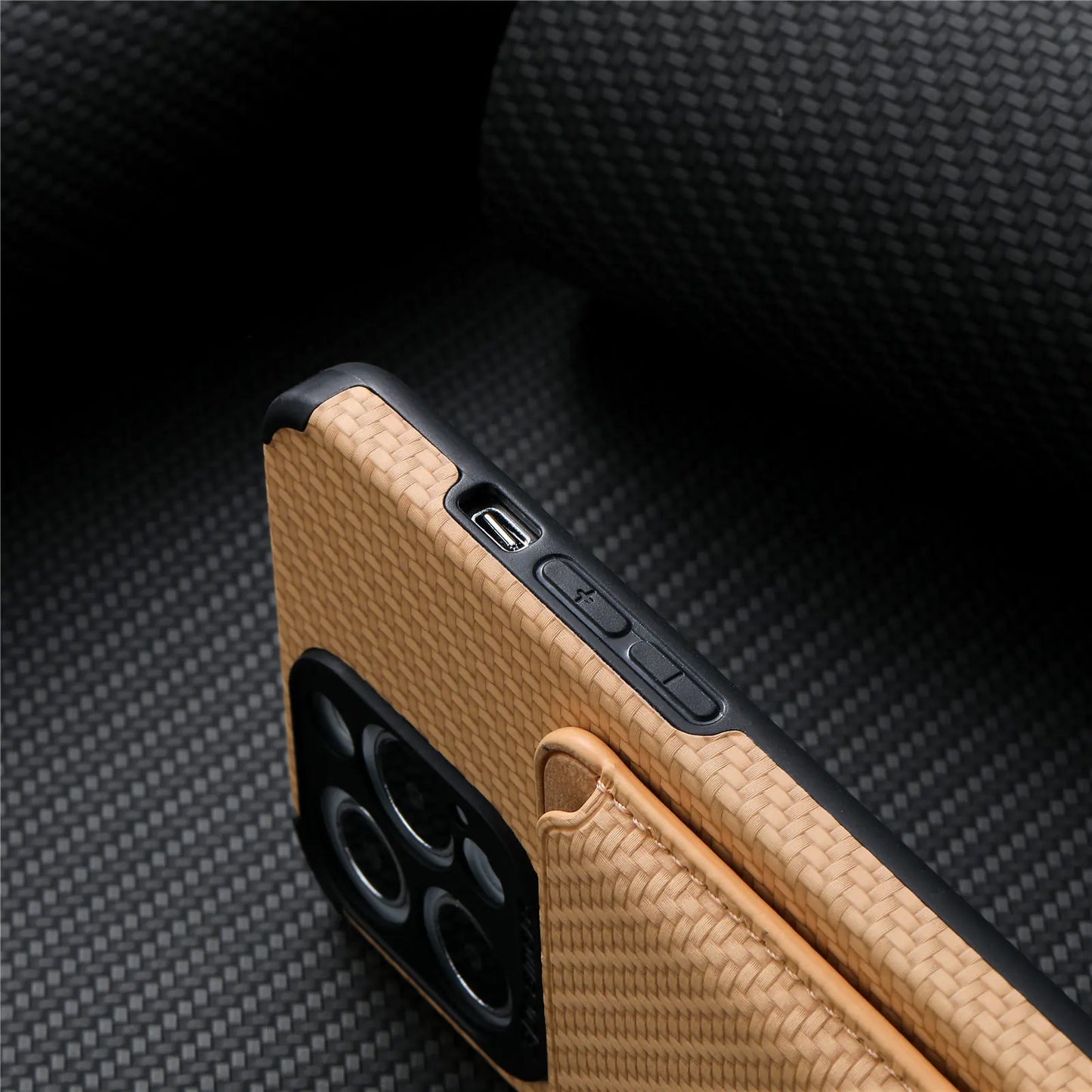 Elegant MagSafe Leather Wallet Case for iPhone 15 Pro