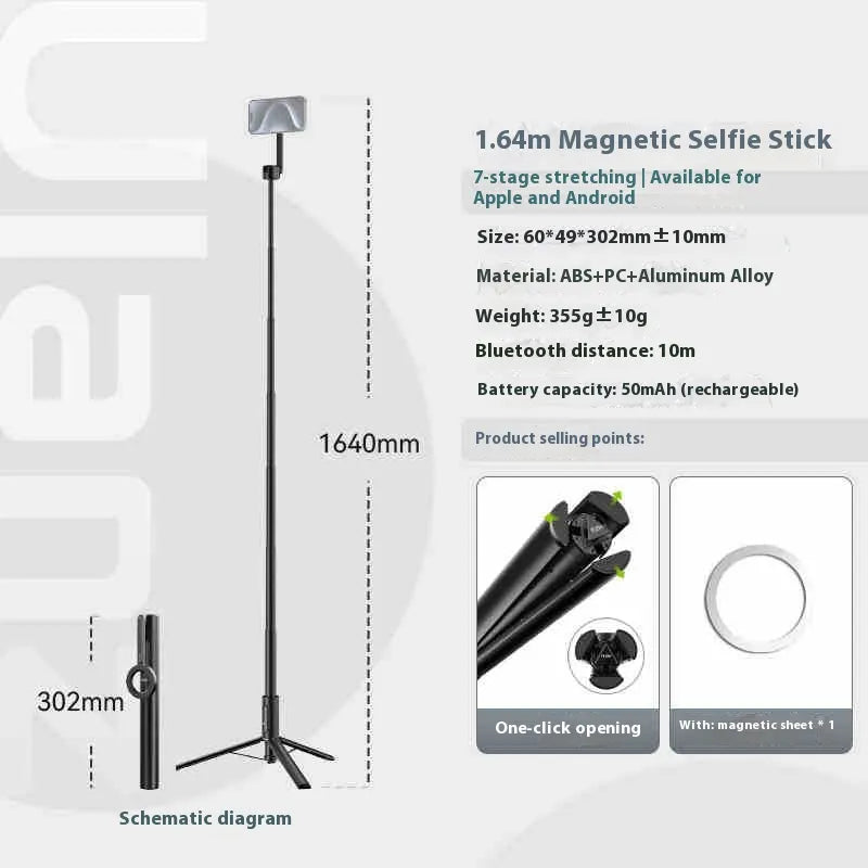 Magnetic Bluetooth Selfie Stick