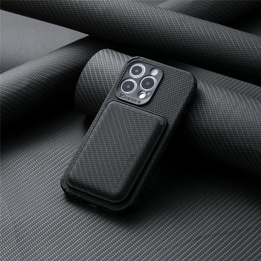 Elegant MagSafe Leather Wallet Case for iPhone 15 Pro